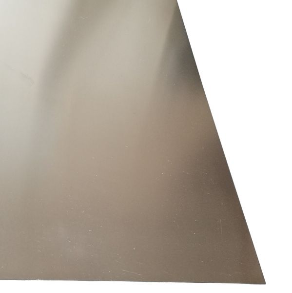 Aluminim U-Profil glatt natur 2,5mm stark mit einseitiger Schutzfolie